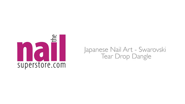 Japanese Nail Art - Swarovski Tear Drop Dangle