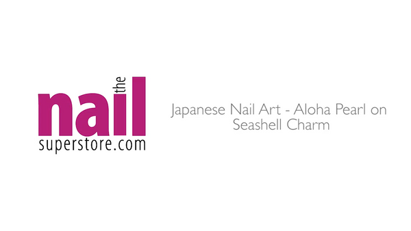 Japanese Nail Art - Aloha Pearl on Seashell Charm