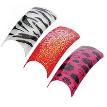 pre designed nail tips