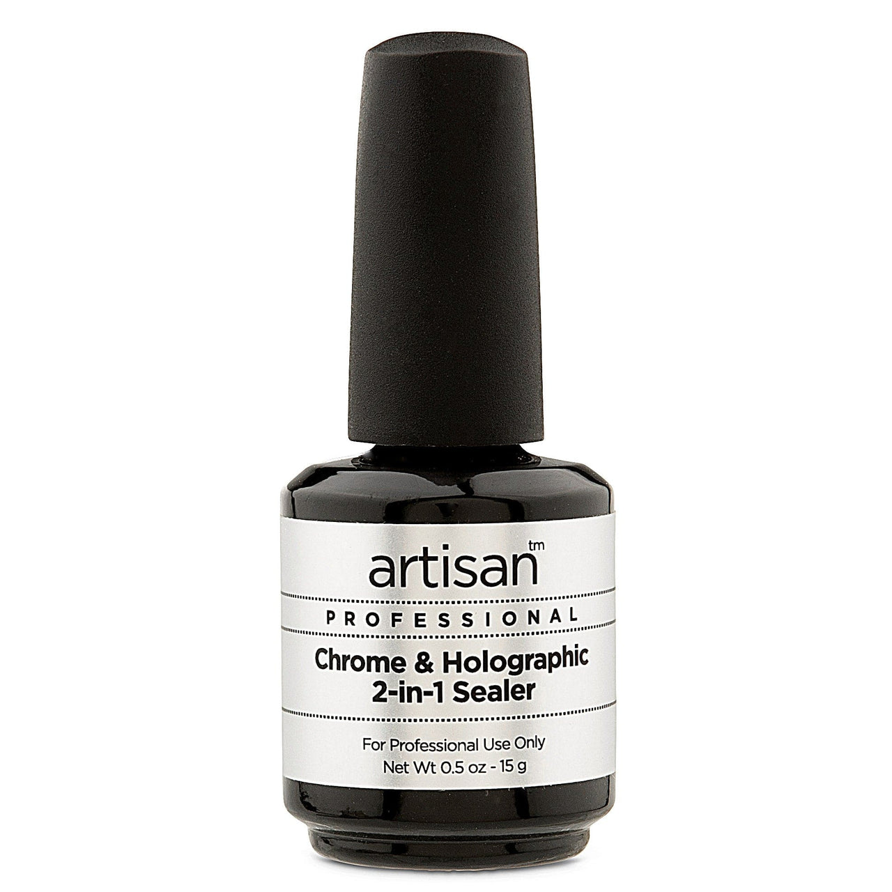 Artisan GelEfex Chrome & Holographic 2-in-1 Top & Base Coat | Seals & Intensifies Sparkle Pigments - 0.5 oz 129997 - The Nail Superstore