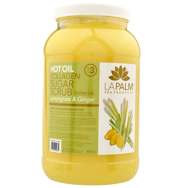 La Palm - Hot Oil Sugar Scrub | Lemongrass & Ginger - Gallon