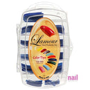 Lamour Colored Nail Tips | Metallic Blue - L12 - Box of 100 tips 110240 - The Nail Superstore