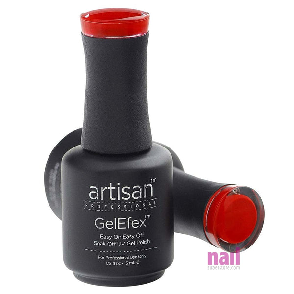 Artisan GelEfex Gel Nail Polish | Advanced Formula - Hydrant Haute Red - 0.5 oz