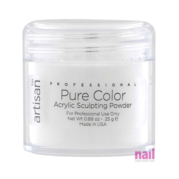 Artisan Acrylic Nail Powder | Premium White Color - Amazing Adhesion - 0.88 oz