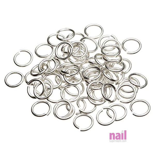 Nail Charm Ring | Silver - 100 pcs