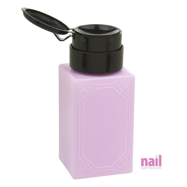 230ml Acetone Nail Polish Remover Dispenser w/Pump | Purple - Each