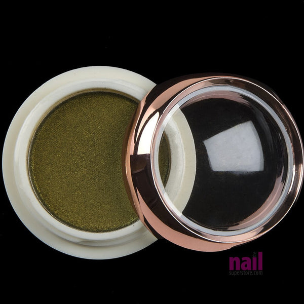 Chameleon Metallic Chrome Nail Pigment | Brown Green - Each