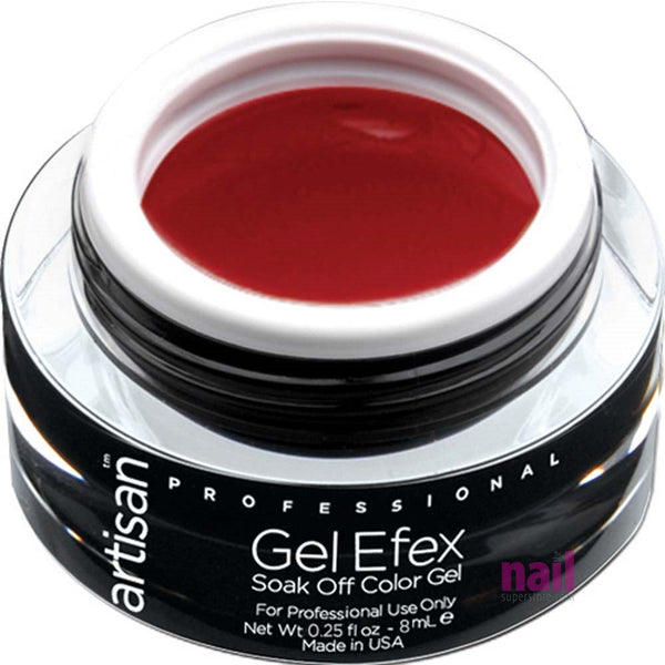Artisan Soak Off Gel Nail Polish | Dark Red - 0.25 oz