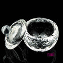 Round Crystal Glass Dappen Dish Container | Size 1 oz - Each 610326 - The Nail Superstore