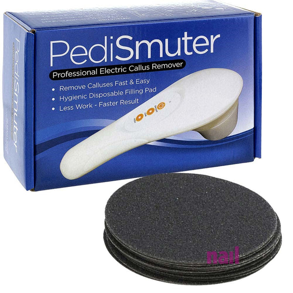 PediSmuter Electric Callus Remover | Refill Pads - Fine Grit - 30 Count