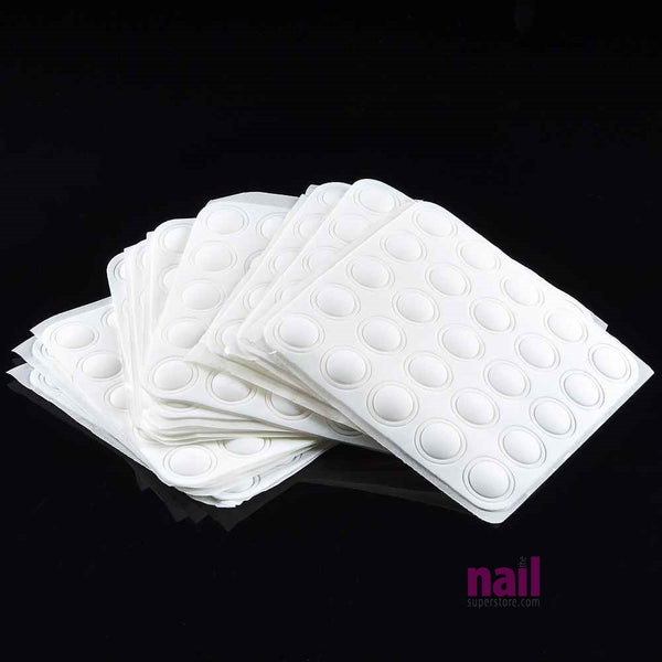 Silicone Real Polish Stickers | Show Actual Color On Top of Bottle - 250 pcs