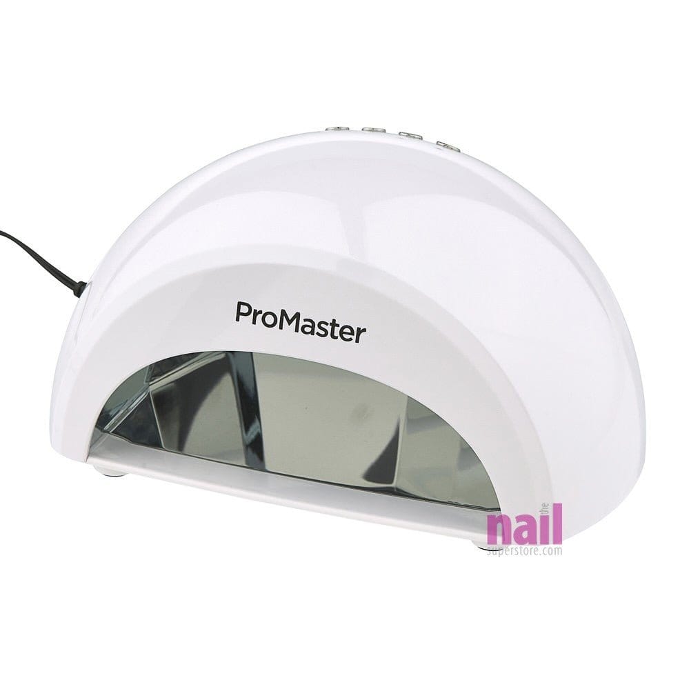 ProMaster Compact LED Gel Nail Lamp | Lightweight – High Performance – 110/240V - Each professional LED gel nail curing lamp with timed settings