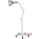 EuroStyle Multi-Purpose Facial, Eyelash, Nail Art, Pedicure, Manicure LED Magnifier Lamp | 110V - 7" - 3X Lens + Floor Stand - Each 720108 - The Nail Superstore