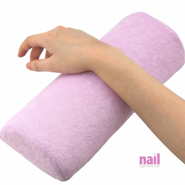 Manicure Cushion Pillow | Soft Cotton - Light Purple - Each