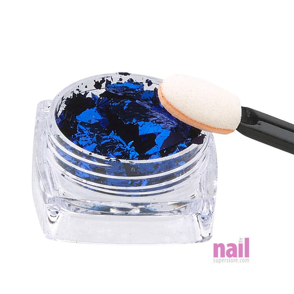 Chameleon Nail Art Foil Flakes | Blue - Each