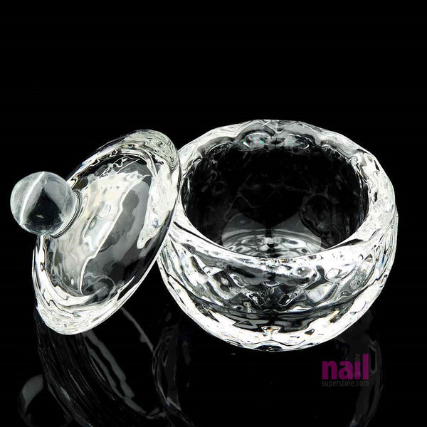 Round Crystal Glass Dappen Dish Container | Size 1 oz - Each