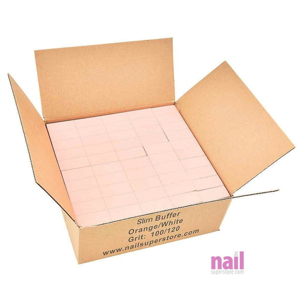 Disposable Slim Mani-Pedi Nail Buffers 500-pcs | Buy In Bulk & Save - Case