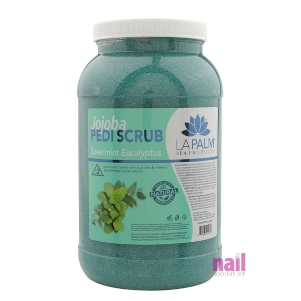 La Palm - Jojoba Pedi-Gel Scrub | Spearmint Eucalyptus - Gallon
