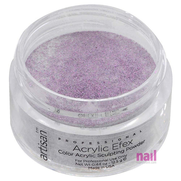 Artisan Colored Acrylic Nail Powder | Professional Size - Purple Glitters - 0.88 oz