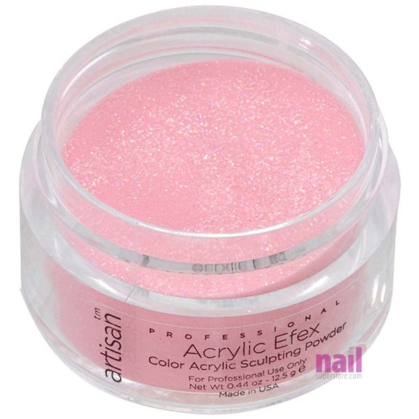 Artisan Color Acrylic Nail Powder | Pink Sparkles - 0.44 oz