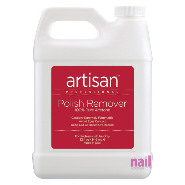 Artisan Nail Polish Remover | 100% Pure Acetone - 32 oz