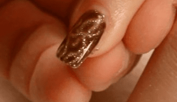 Gold Dust: A Simple Nail Art Design