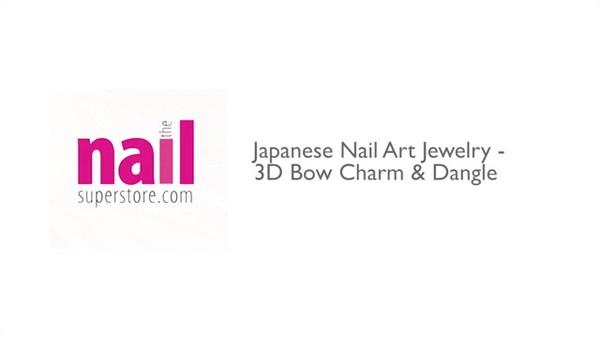 Japanese Nail Art Jewelry - 3D Bow Charm & Dangle