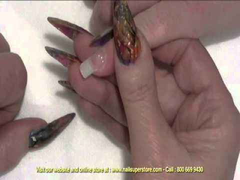 How To Do Acrylic Powder Gel Nails - Artisan FlexGel Powder System Part 3