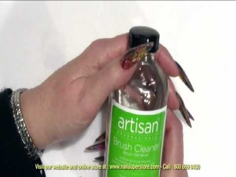 How To Clean Acrylic Nail Brush - Artisan Acrylic Nail Brush Cleaner