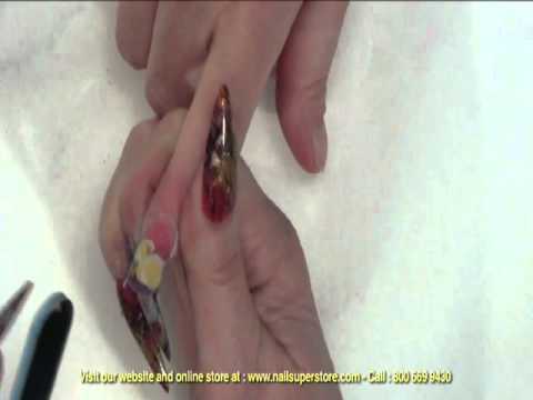Color Acrylic Design Nail Art - Using Artisan Color Acrylic Nail Powder Part 4