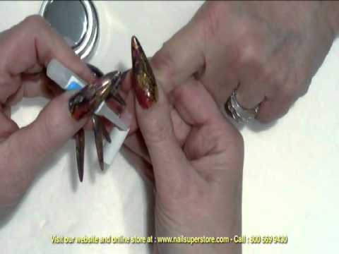 Artisan Builder Gel Nail Overlay on French Nail Tips Part 1