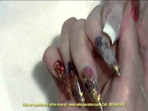 How To Do French Pink & White Gel Nails - Using Artisan Builder Gel Products Part 5