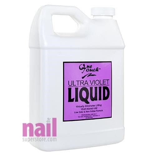 Alt Tag: OneTouch Low Odor Non Yellow High Performance Ultra Violet Acrylic Nail Liquid Monomer - Gallon professional salon acrylic monomer jug