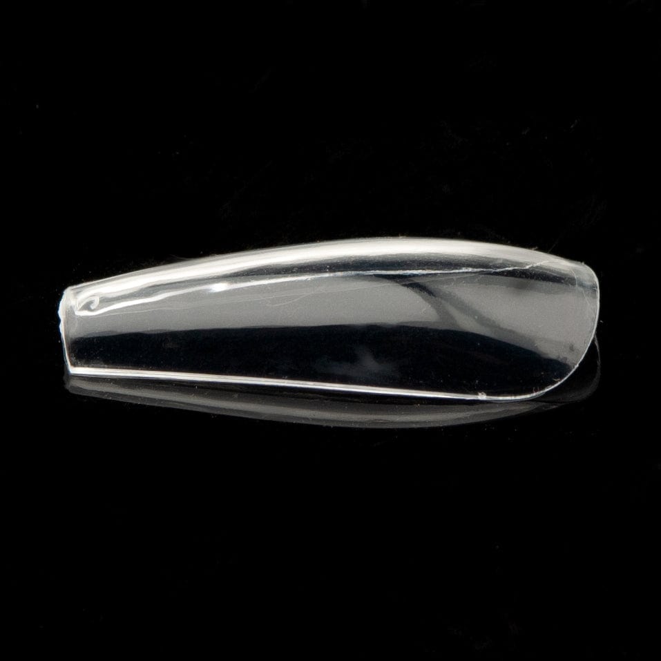 Kingdom Nail Tips Kingdom Nail Tips - Gel-X Compatible | Full Moon - Coffin Shape - Large Long - 600 Tips/15 Sizes