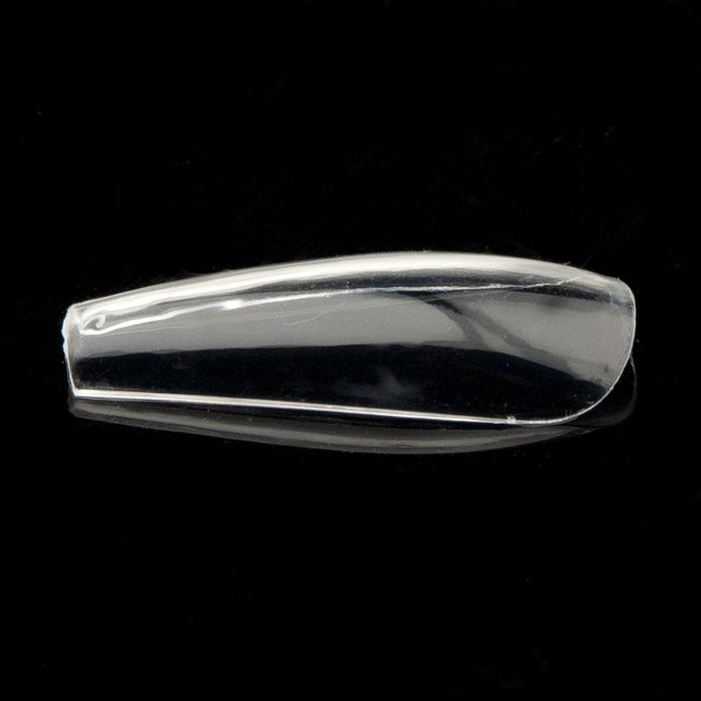 Kingdom Nail Tips Kingdom Nail Tips - Gel-X Compatible | Full Moon - Coffin Shape - Large Long - 600 Tips/15 Sizes