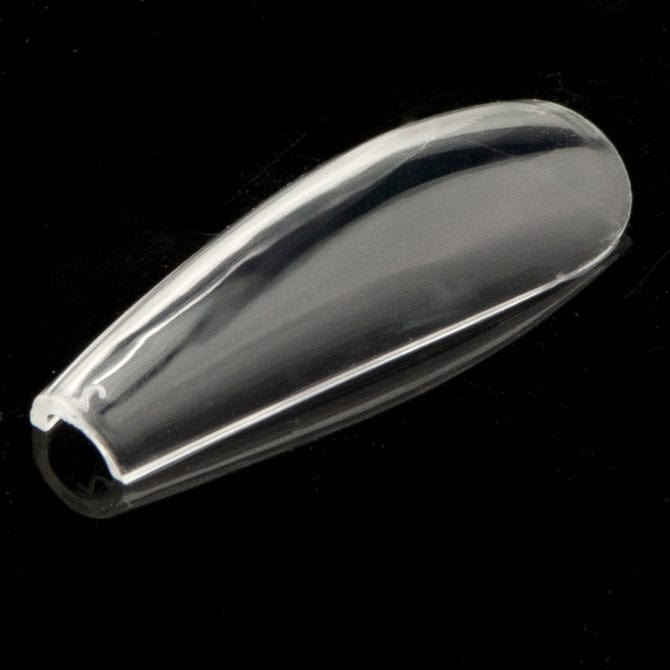 Kingdom Nail Tips Kingdom Nail Tips - Gel-X Compatible | Full Moon - Coffin Shape - Large Long - 600 Tips/15 Sizes