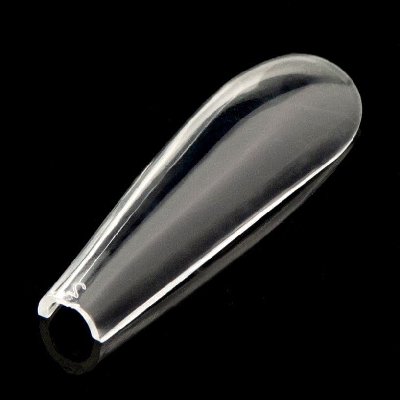 Kingdom Nail Tips Kingdom Nail Tips - Gel-X Compatible | Full Moon - Coffin Shape - XL Long - 450 Tips/15 Sizes