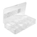 Kingdom Nail Tips Kingdom Nail Tips - Gel-X Compatible | Half Moon - Square Shape - XL Long - 504 Tips/15 Sizes