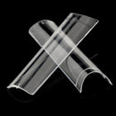 Kingdom Nail Tips - Gel-X Compatible | Half Moon - Square Shape - XL Long - 504 Tips/15 Sizes 110346 - The Nail Superstore