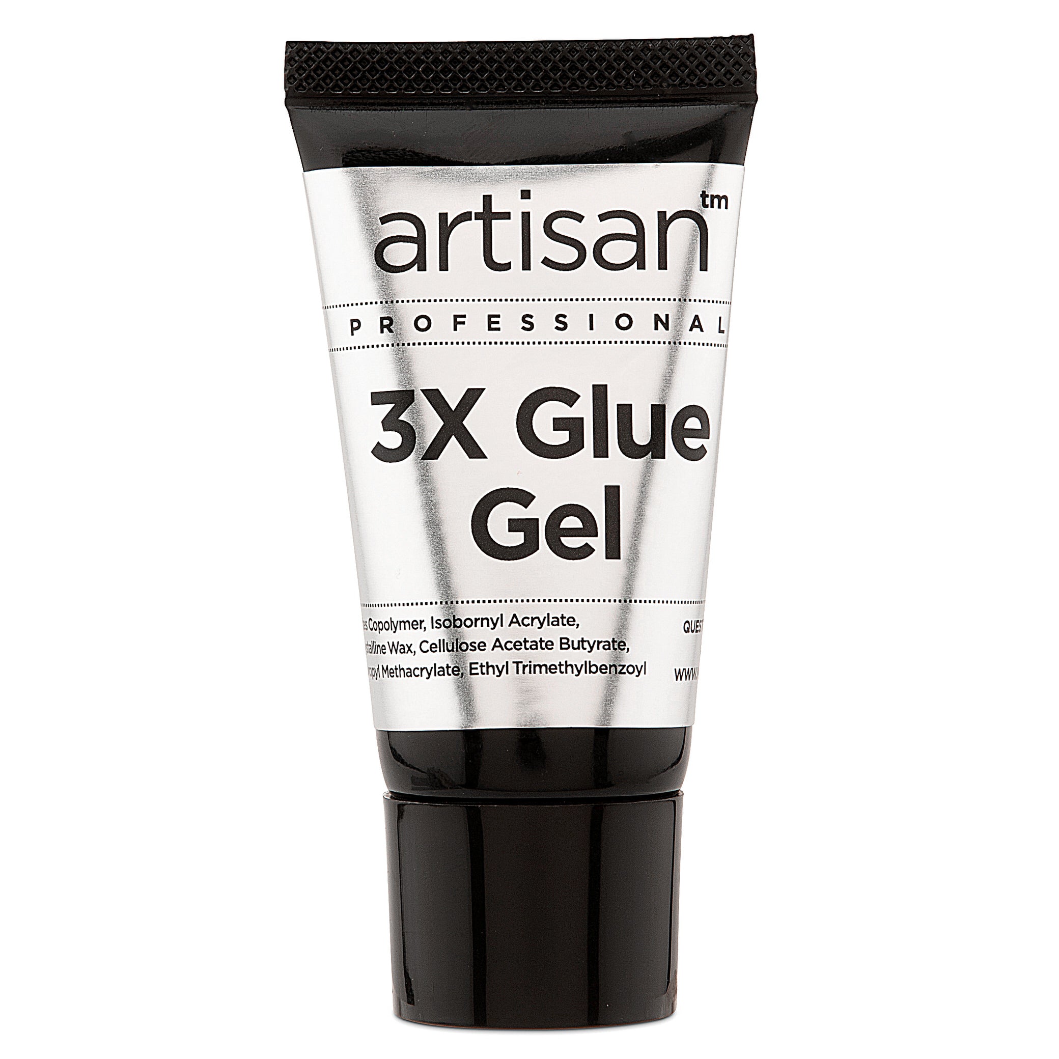 Artisan Professional 3X Glue Gel tube on a white background