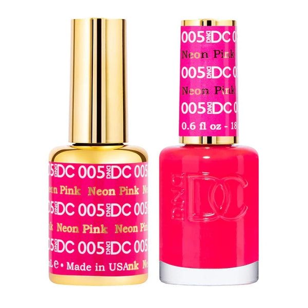 DND DC Gel Polish | Neon Pink - #005 250005 - The Nail Superstore