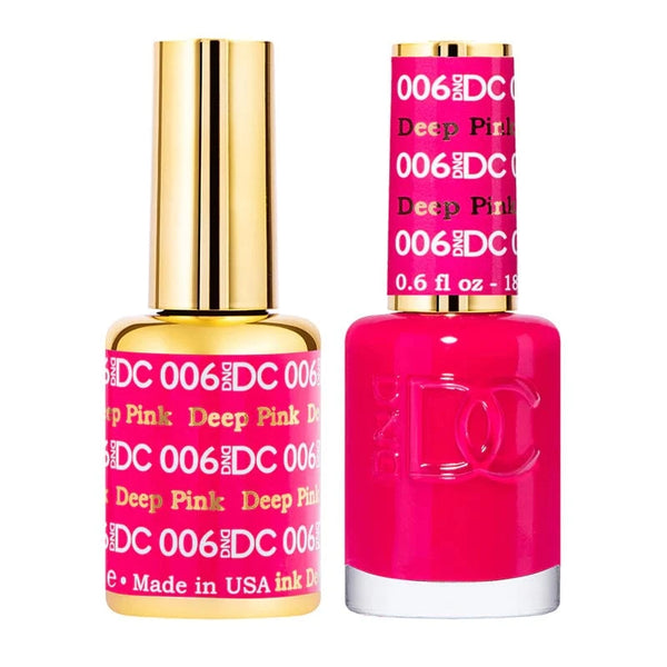 DND DC Gel Polish | Deep Pink - #006 250006 - The Nail Superstore