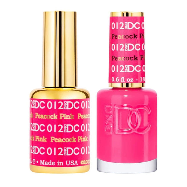 DND DC Gel Polish | Peacock Pink - #012 250012 - The Nail Superstore