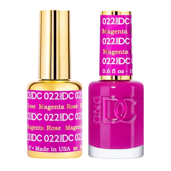 DND DC Gel Polish | Magenta Rose - #022 250022 - The Nail Superstore