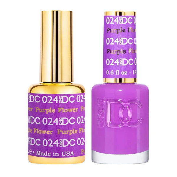 DND DC Gel Polish | Purple Flower - #024 250024 - The Nail Superstore