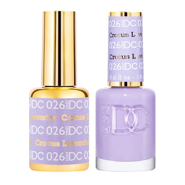 DND DC Gel Polish | Crocus Lavender - #026 250026 - The Nail Superstore