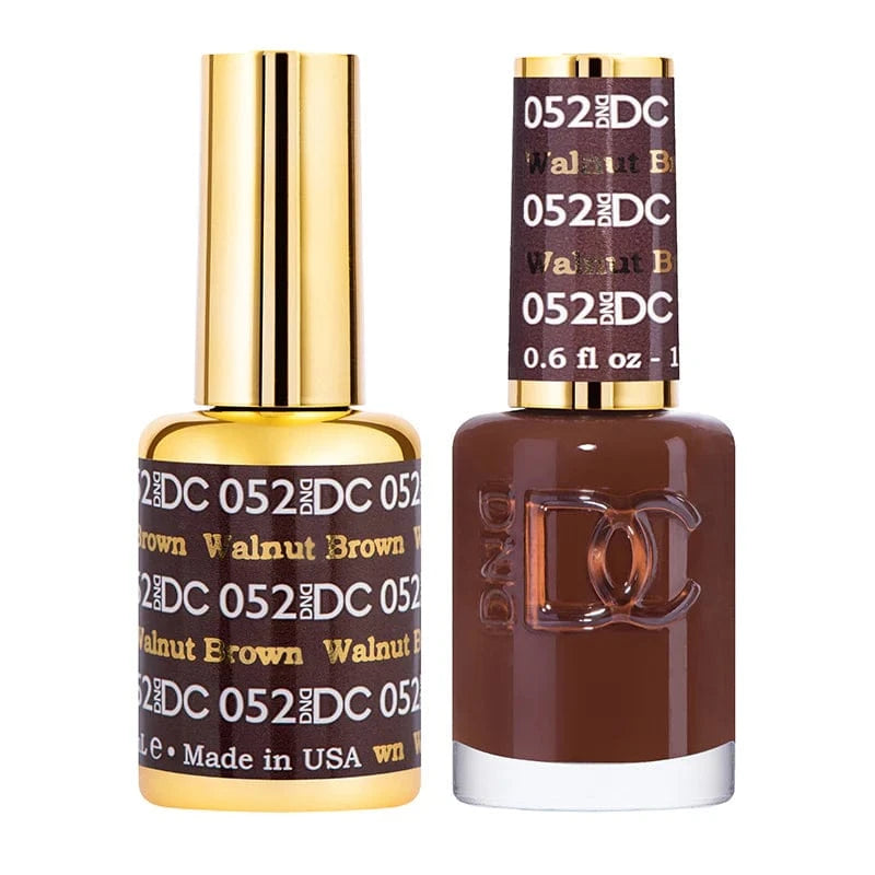 DND DC Gel Polish | Walnut Brown -