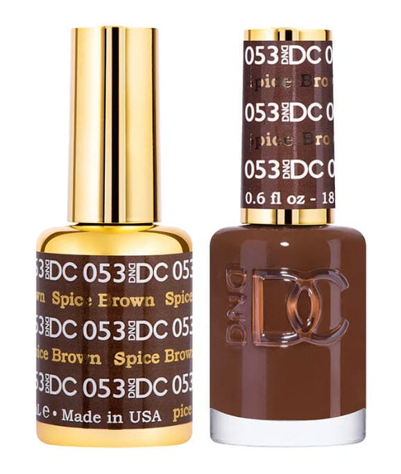DND DC Gel Polish | Spiced Brown