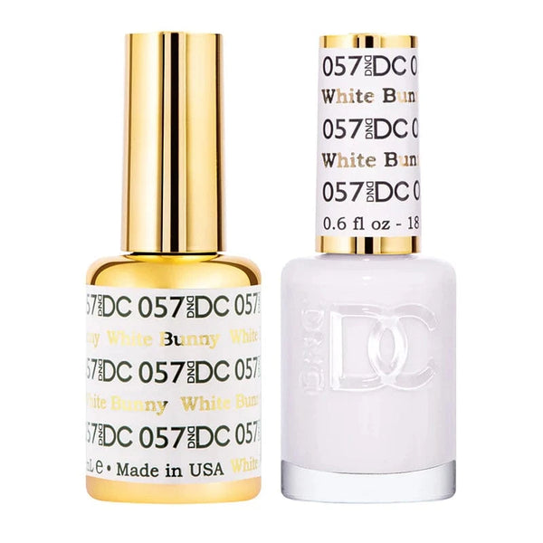 DND DC Gel Polish | White Bunny - #057 250057 - The Nail Superstore