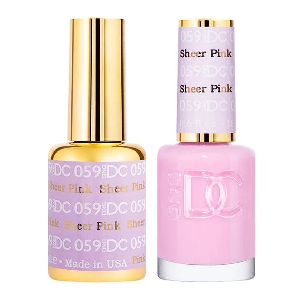 DND DC Gel Polish | Sheer Pink - #059 250059 - The Nail Superstore
